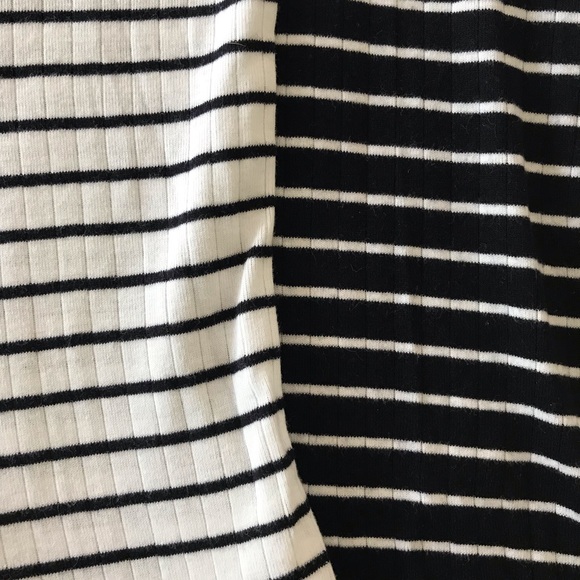 Striped Ribbed Mock Neck Bundle - Picture 6 of 6